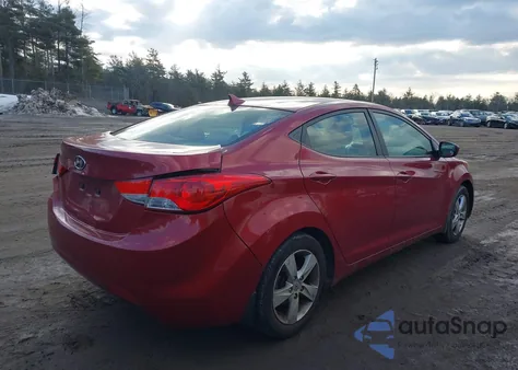 2012 Hyundai Elantra Gls (Ulsan Plant) из США, поврежденный, VIN KMHDH4AE1CU438711